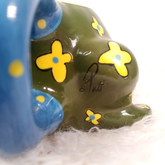 Vintage Ganz Green Frog Prince mug by Patti - Picture 4 of 8